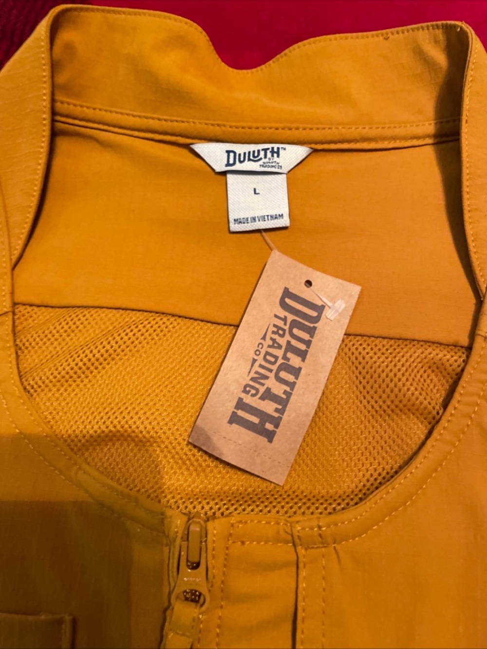 Duluth Trading Co Golden Yellow Work Vest - Picture 9 of 16